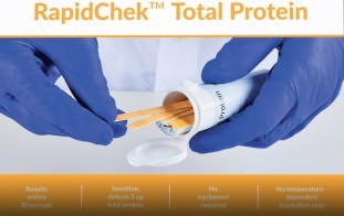 Rapid total protein Detection 3ug in 10s Rapid Chek total protein LOD 3microgram.jpg